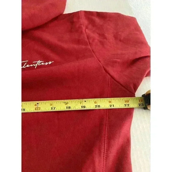 TALENTLESS OVERSIZED RED LOGO HOODIE SIZE M UNISEX - Picture 5 of 8